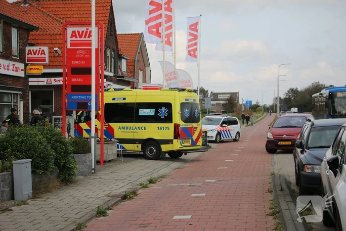 Scooterrijder gewond na schrikreactie