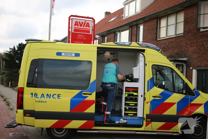 Scooterrijder gewond na schrikreactie