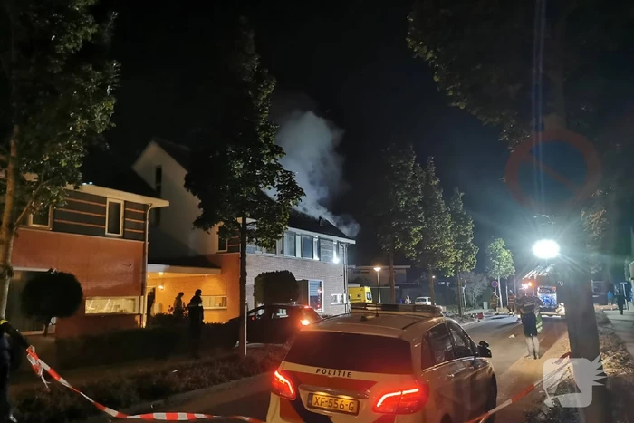 Vier gewonden bij felle woningbrand
