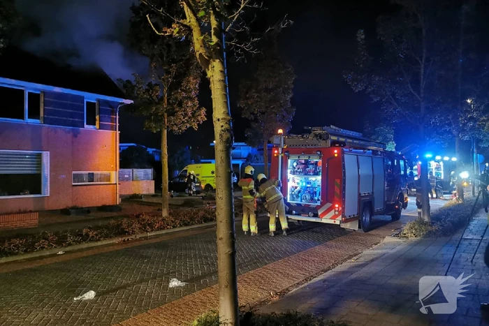 Vier gewonden bij felle woningbrand