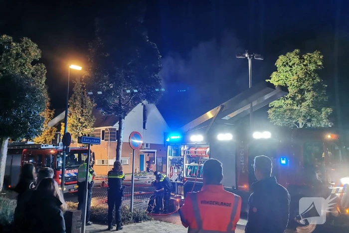 Vier gewonden bij felle woningbrand