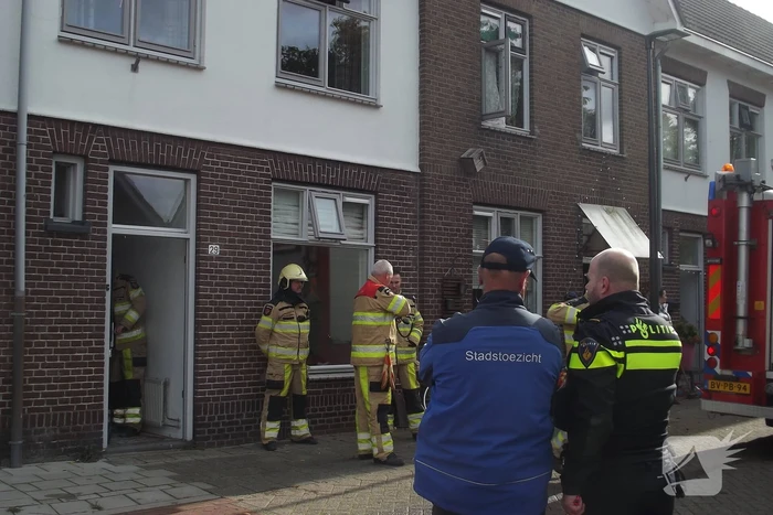Brand in woning in Bunnepe