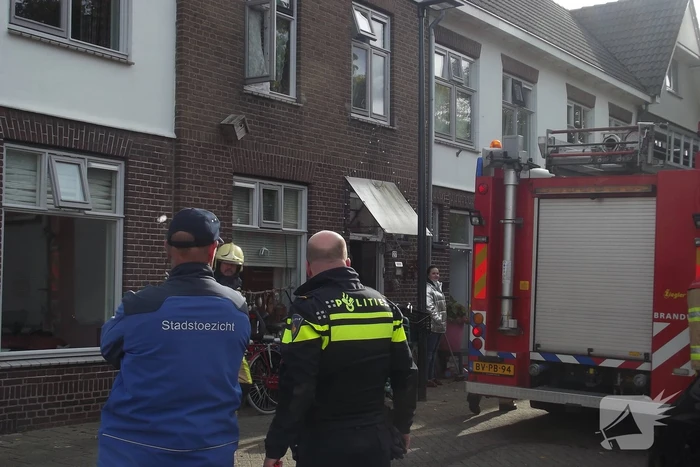 Brand in woning in Bunnepe