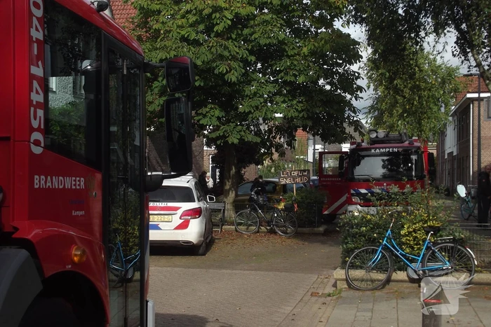 Brand in woning in Bunnepe