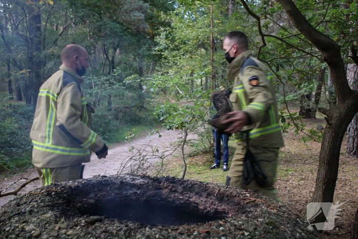 Brand in bos bagelhuiseplas