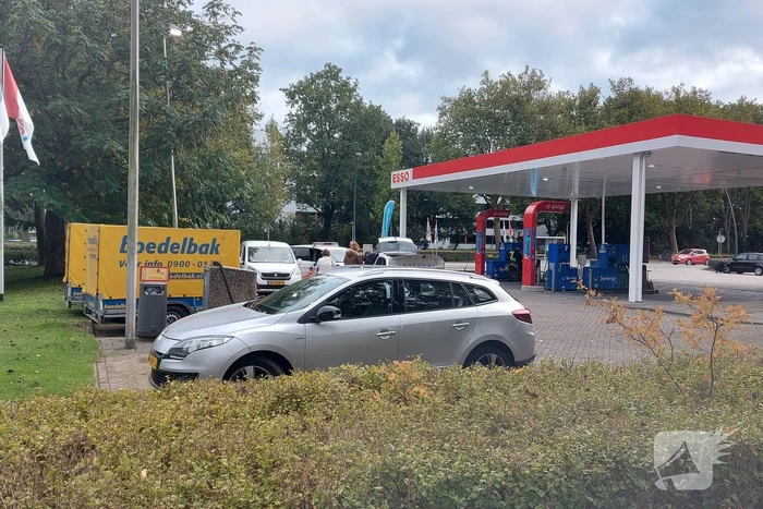 Twee voertuigen in botsing
