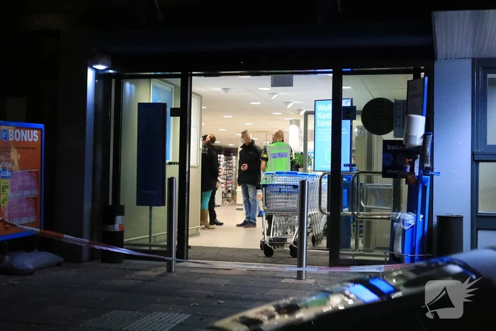 Overval op supermarkt Albert Heijn