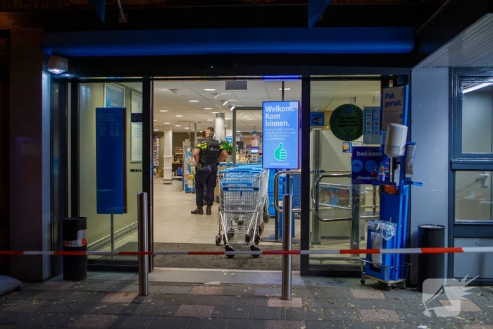 Overval op supermarkt Albert Heijn