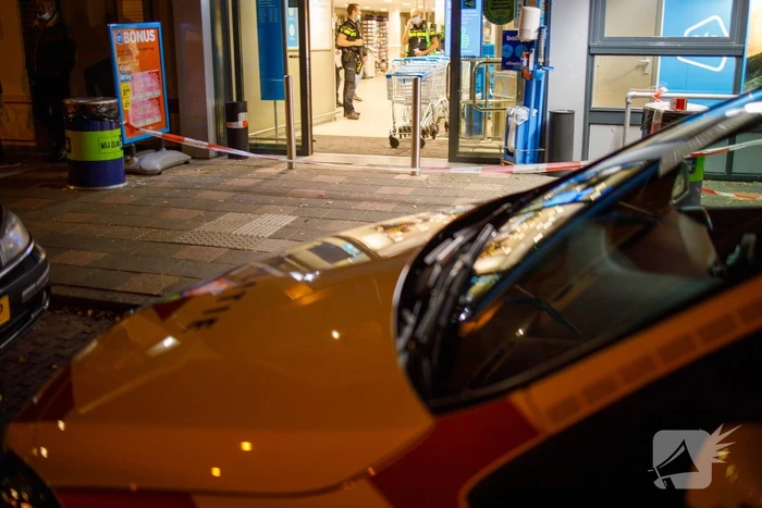 Overval op supermarkt Albert Heijn