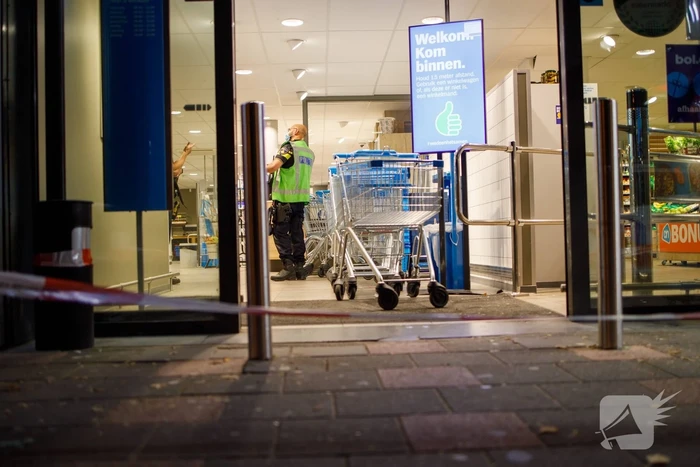 Overval op supermarkt Albert Heijn