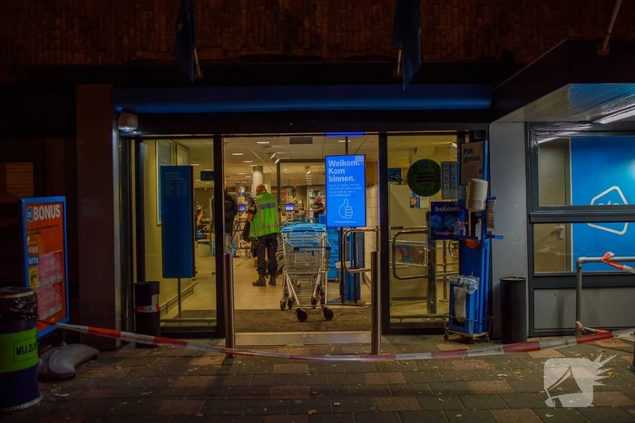 Overval op supermarkt Albert Heijn