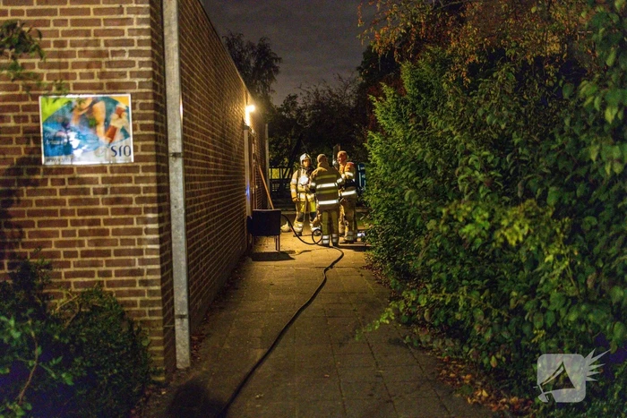 Toegangsdeur opgeblazen van sporthal