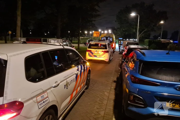 Fietser remt en slaat over de kop