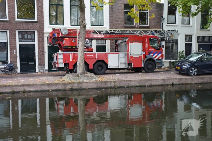 Brand geblust met brandblusser in woning