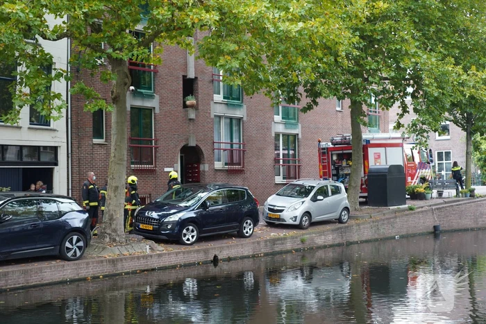 Brand geblust met brandblusser in woning