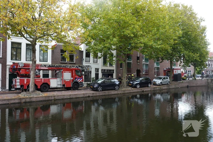 Brand geblust met brandblusser in woning