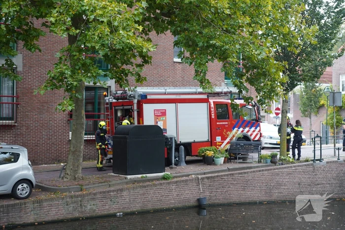 Brand geblust met brandblusser in woning