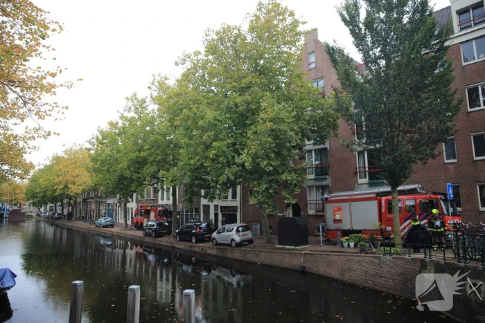 Brand geblust met brandblusser in woning