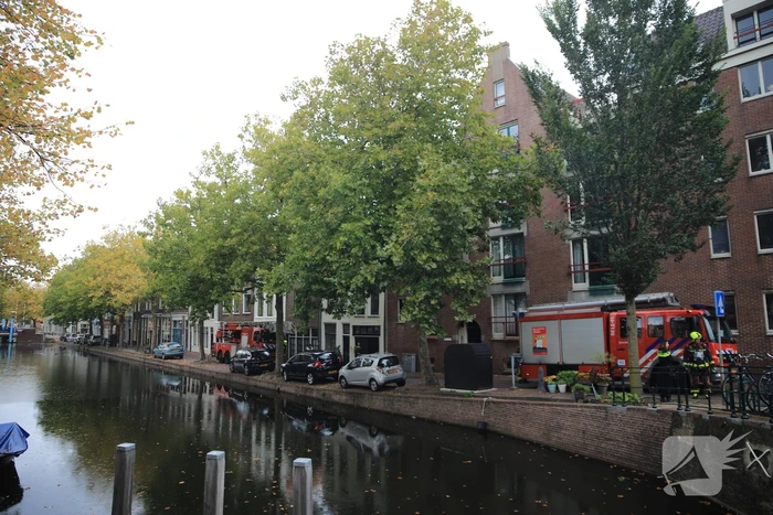 Brand geblust met brandblusser in woning
