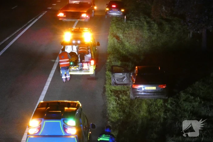 Gewonden bij aanrijding op snelweg