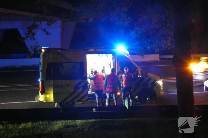 Gewonden bij aanrijding op snelweg
