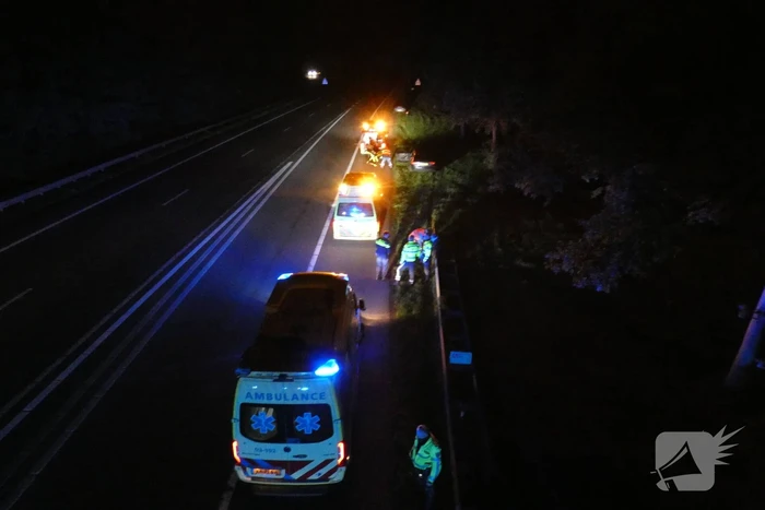 Gewonden bij aanrijding op snelweg