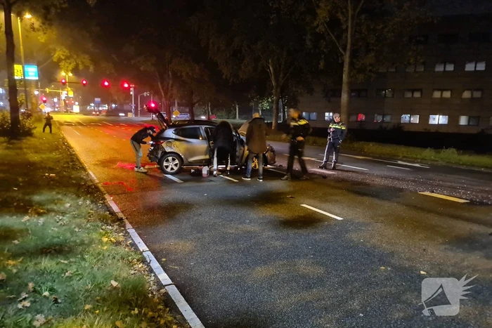 Ravage na botsing met meerdere personenauto's