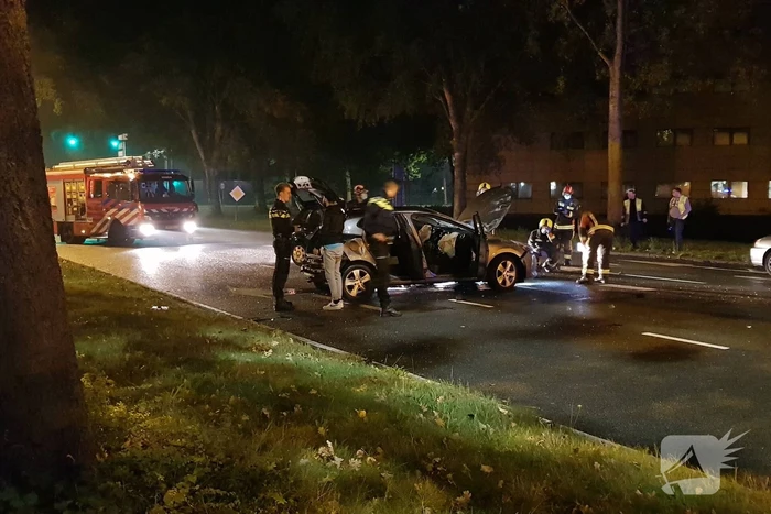 Ravage na botsing met meerdere personenauto's