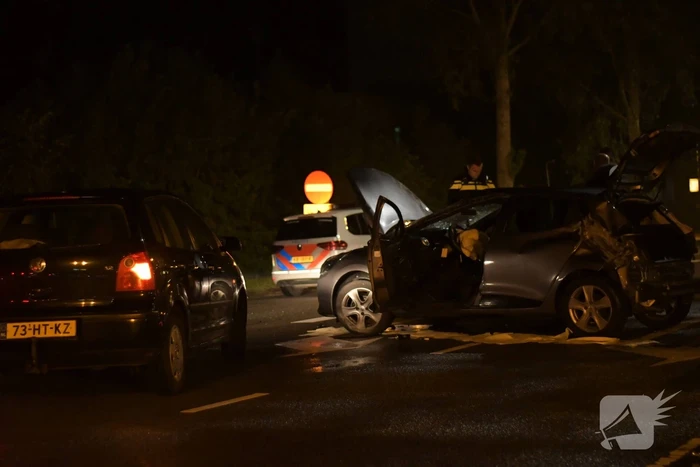Ravage na botsing met meerdere personenauto's