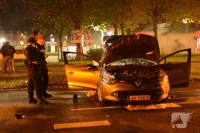Ravage na botsing met meerdere personenauto's