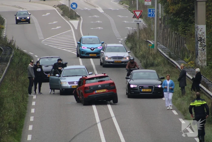 Botsing zorgt voor grote verkeershinder