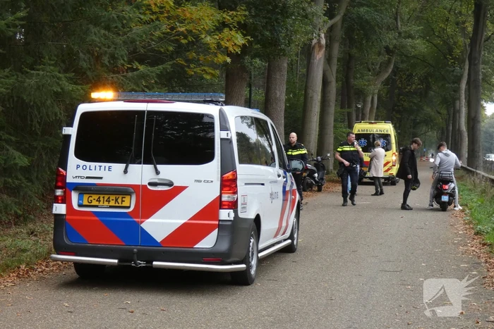 Scooterrijder gewond bij valpartij