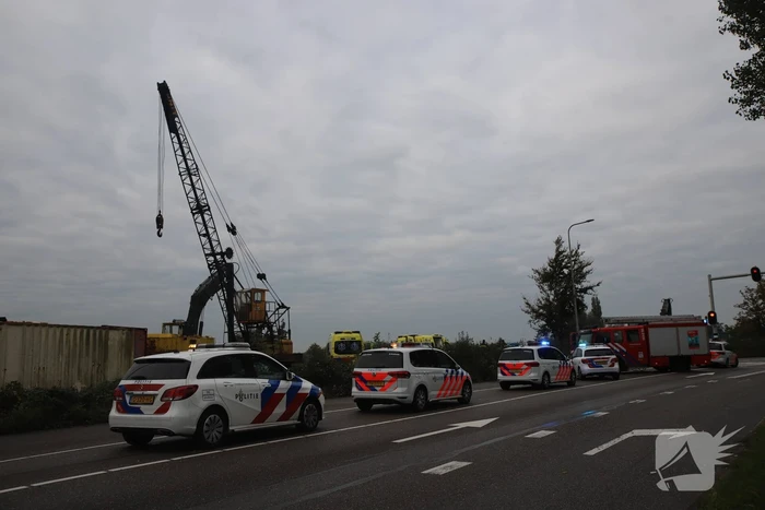 Veel hulpverleners aanwezig bij incident