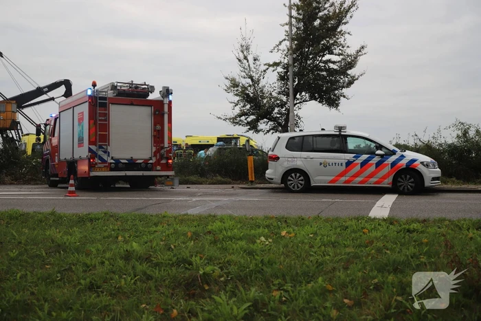 Veel hulpverleners aanwezig bij incident