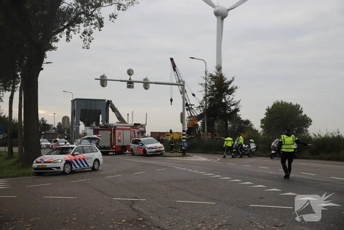 Veel hulpverleners aanwezig bij incident