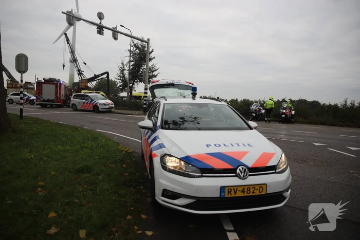 Veel hulpverleners aanwezig bij incident