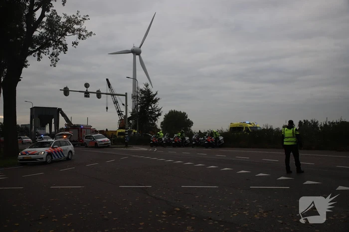 Veel hulpverleners aanwezig bij incident