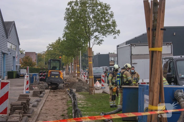 Gaslekkage na graafwerkzaamheden