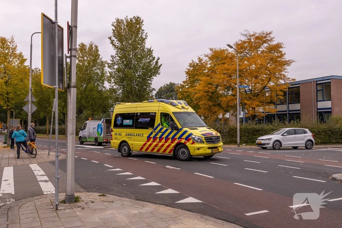 Fietser gewond door aanrijding met containerreiniger