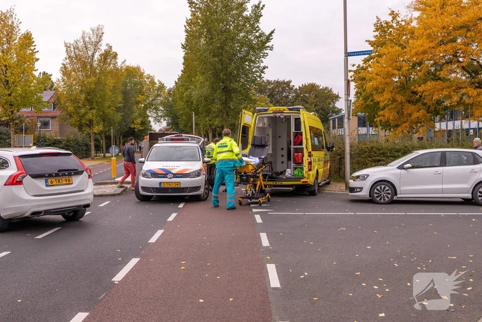 Fietser gewond door aanrijding met containerreiniger