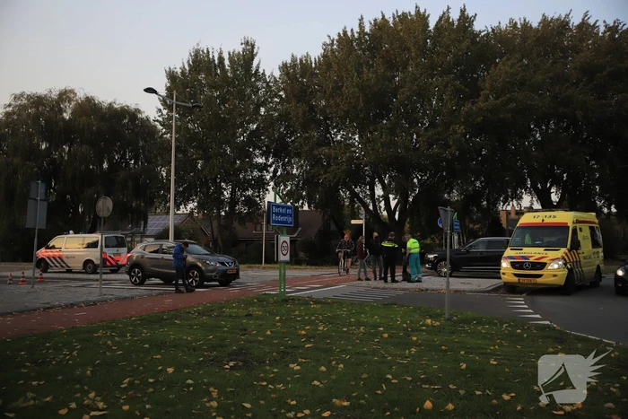 Fietser gewond na botsing met auto