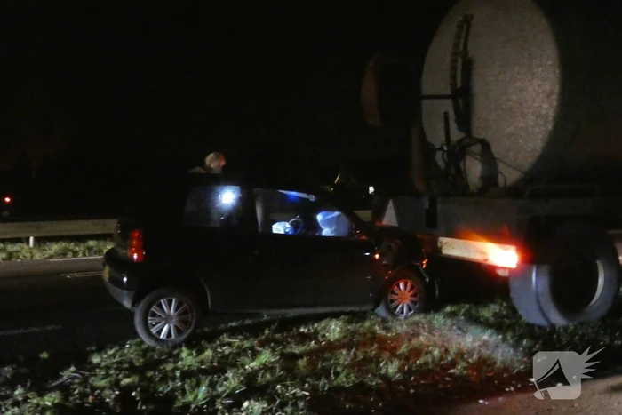 Gewonde bij aanrijding met tractor