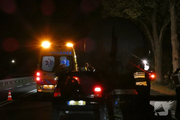 Gewonde bij aanrijding met tractor