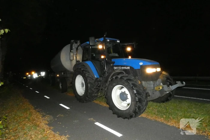 Gewonde bij aanrijding met tractor