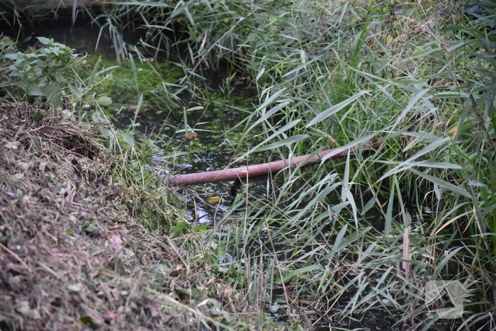 Grasmaaier raakt gasleiding tijdens het maaien