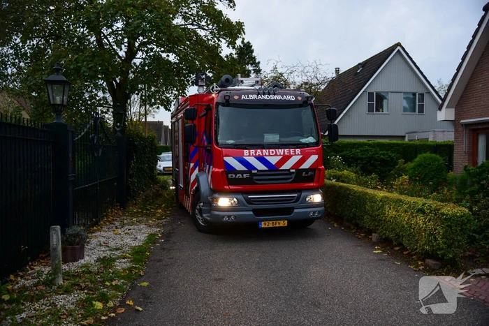 Grasmaaier raakt gasleiding tijdens het maaien