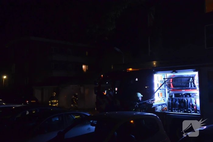 Uitslaande brand in garagebox