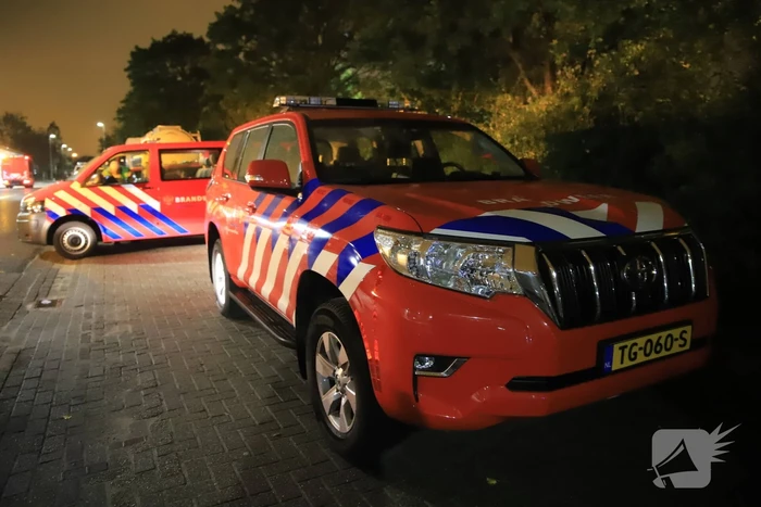 Grote brand in bedrijfspand