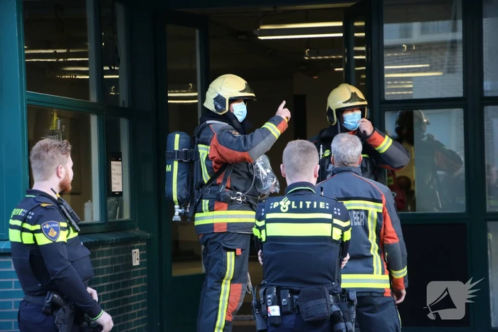 Gasleiding geraakt tijdens boorwerkzaamheden bij Showtime Gym