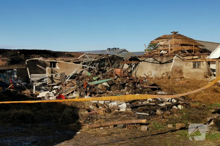 Enorme schade na uitslaande brand in schuur